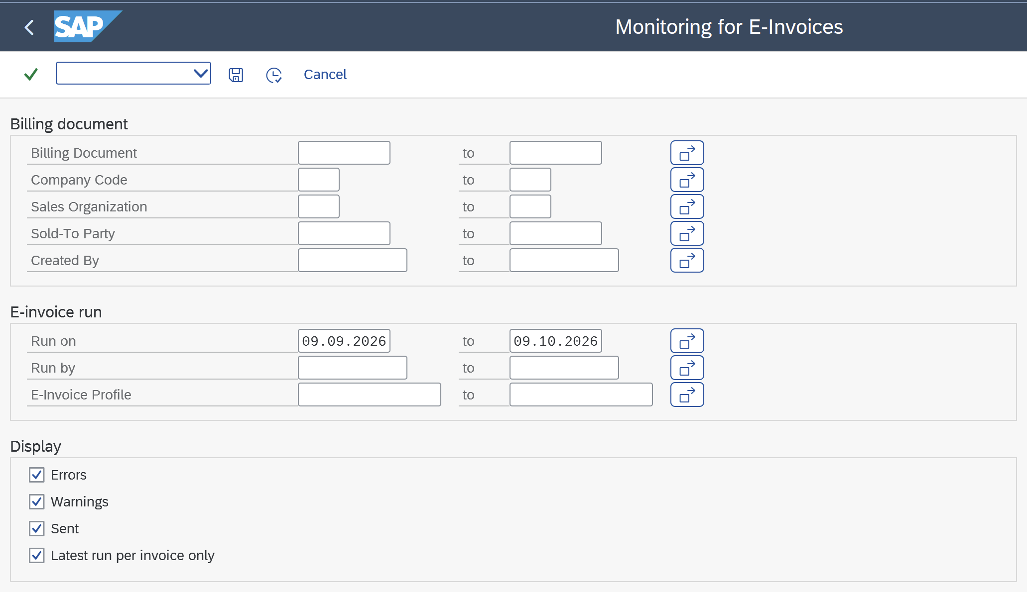 E-Invoice Monitor